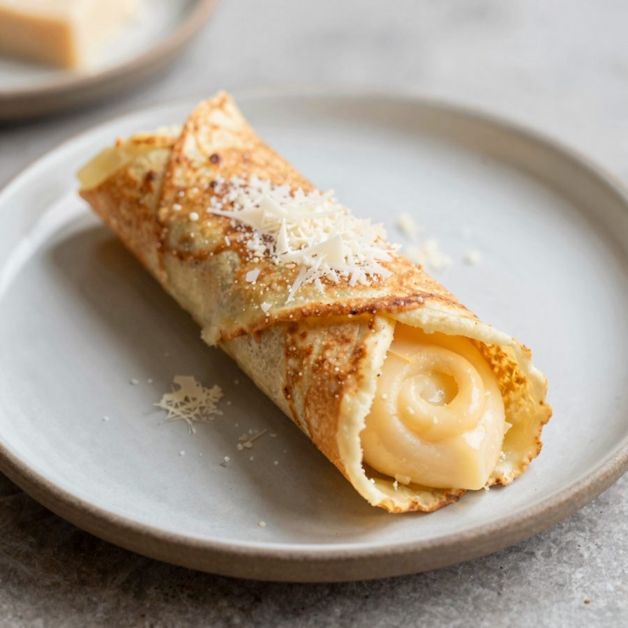 Crêpes ripiene al formaggio