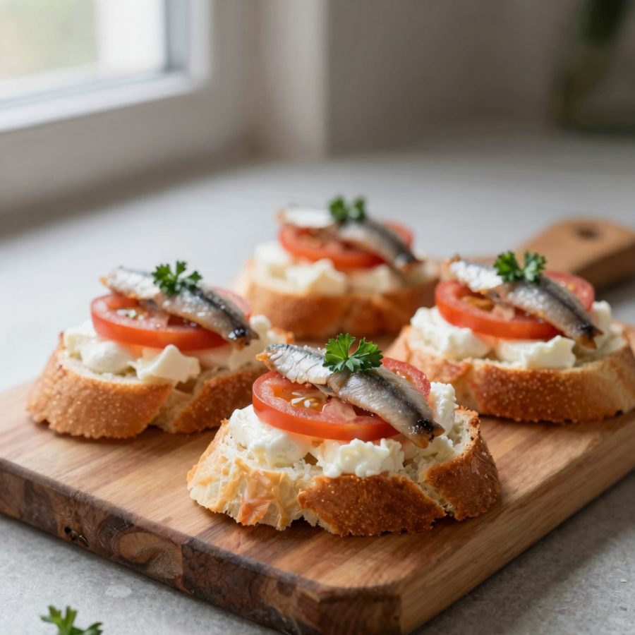 Canapè con provoline