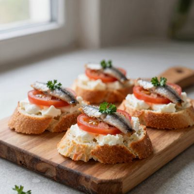 Canapè con provoline