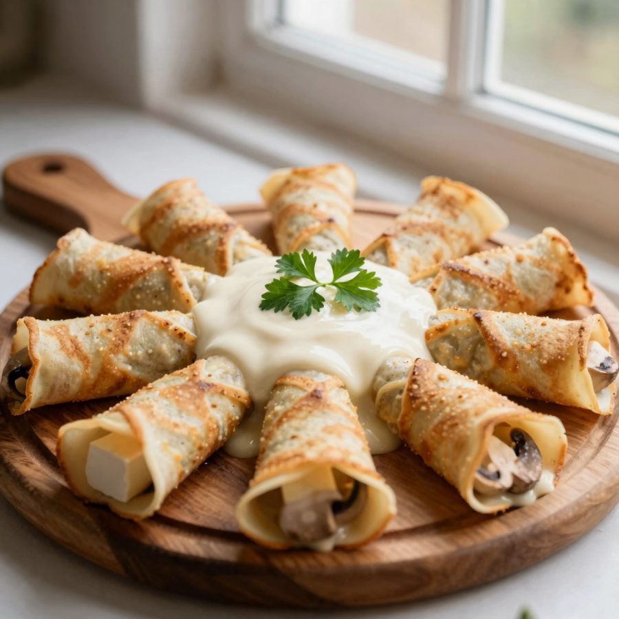 Crespelle ai funghi