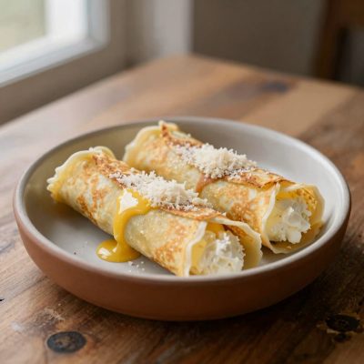 Crespelle allo zafferano