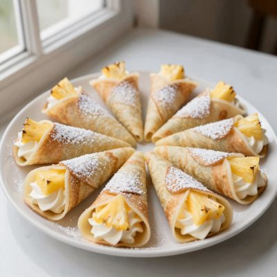 Crespelle all’ananas