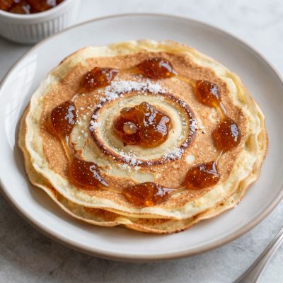 Crespelle alla marmellata di castagne