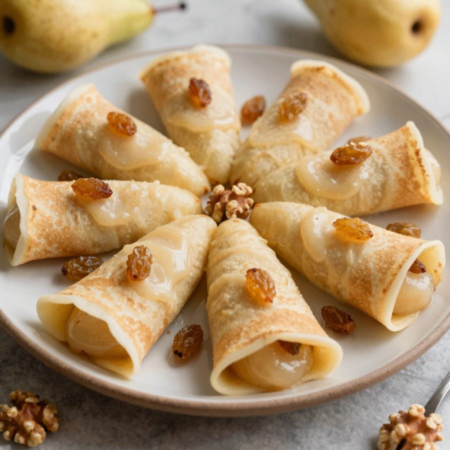 Crespelle alle pere