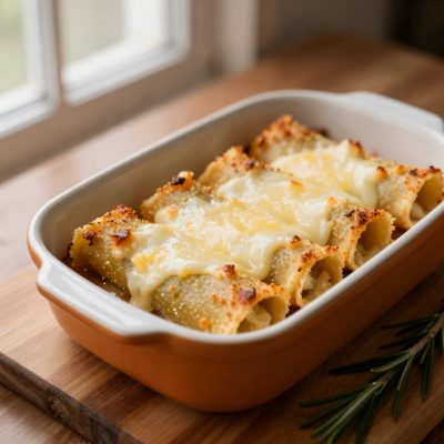 Cannelloni con Vitello, Prosciutto Cotto e Gruviera