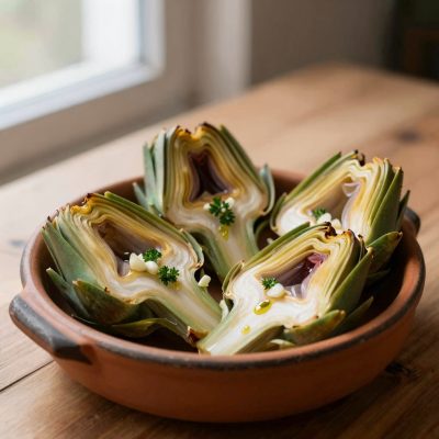 Carciofi in tegame