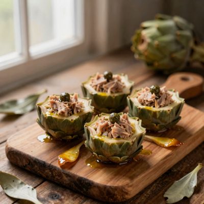 Carciofi ripieni di magro
