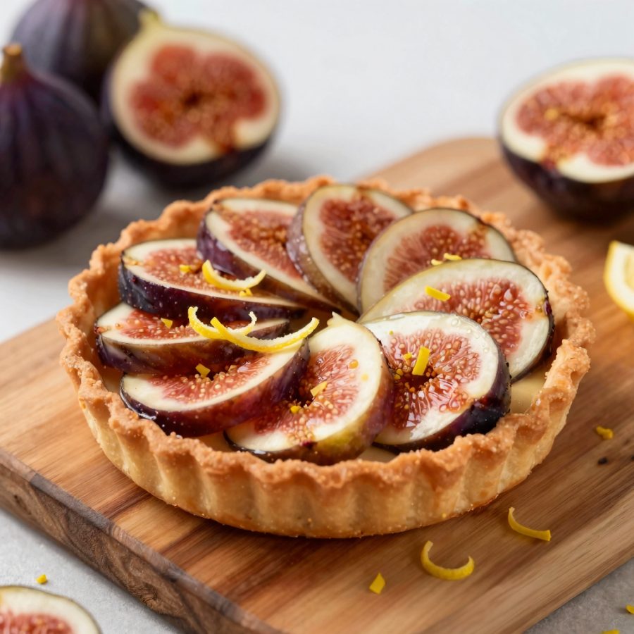 Crostata di fichi e limoni