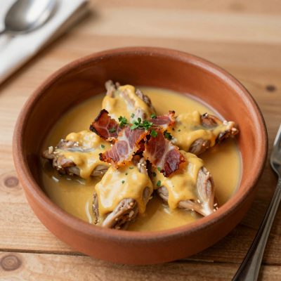 Coniglio speziato alla senape