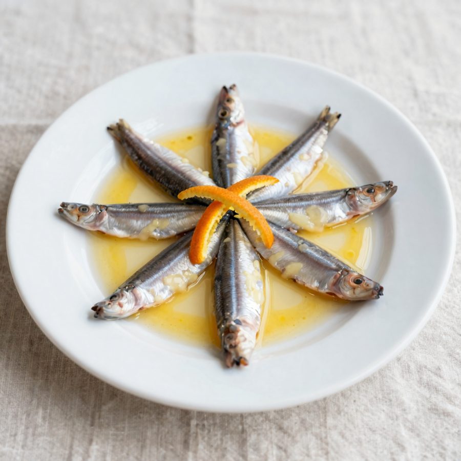 Alici Marinate all’Arancia