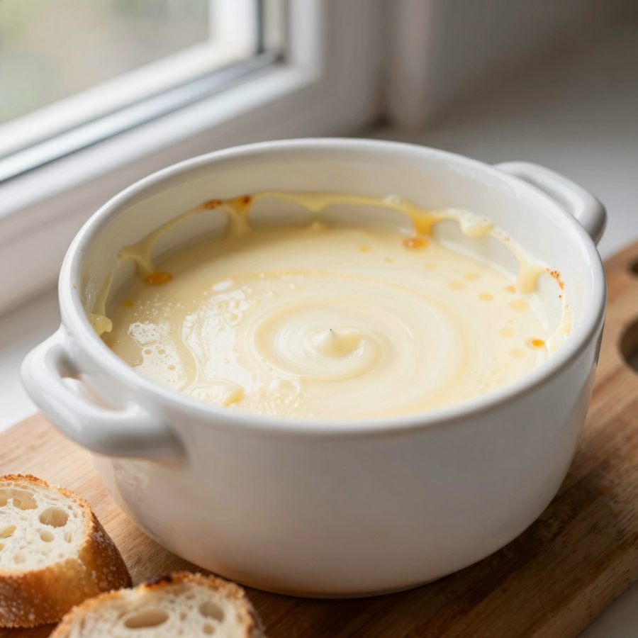 Fondue ai tre formaggi