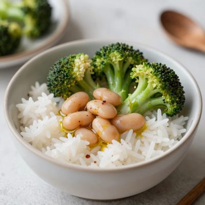 Broccoli e fagioli