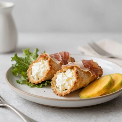 Cornetti di bresaola con ricotta