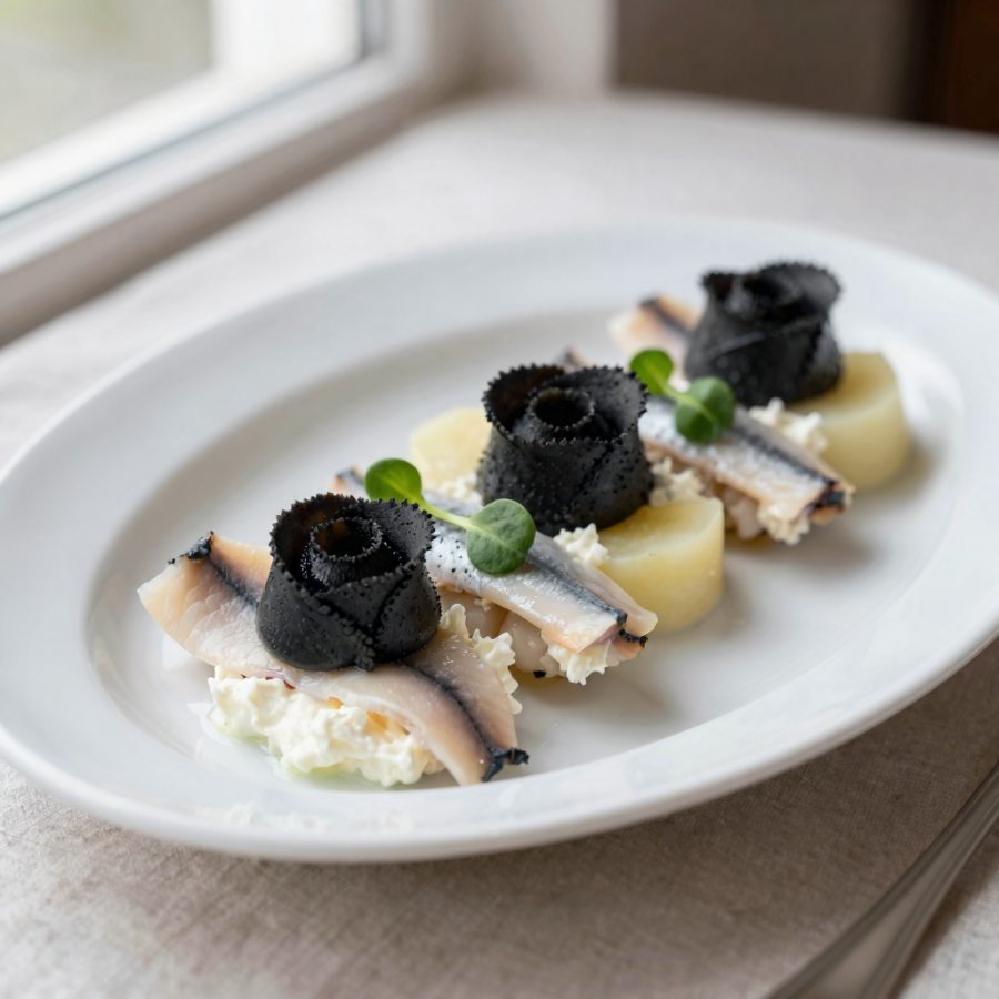 Filetti di acciughe farcite alla ricotta