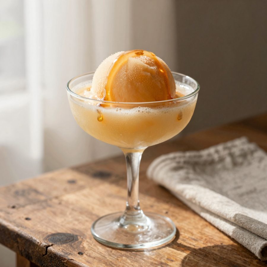 Sorbetto di pesche