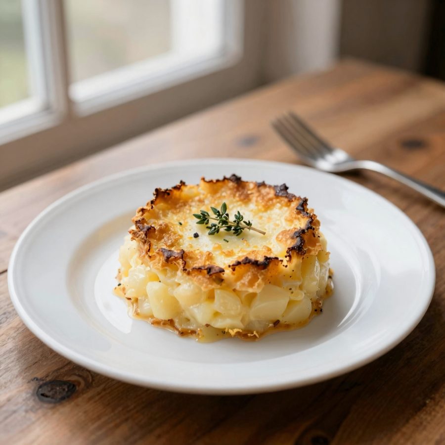 Soufflé al formaggio e patate