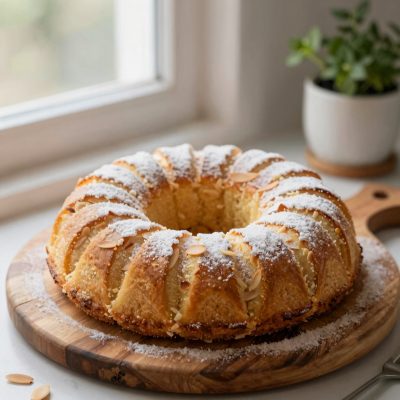 Ciambella al Limoncello e alle mandorle